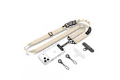 Andra mobiltillbehör - Tech-Protect C9S Rope Crossbody Phone Lanyard - Beige - 5906302323883