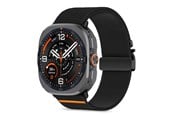 Smartwatch - Accessories - Tech-Protect Nylon Clasp for Samsung Galaxy Watch Ultra/Ultra2 47mm - Black - 5906302325795