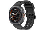 Smartwatch - Accessories - Tech-Protect Silicone Air Strap for Samsung Galaxy Watch Ultra/Ultra2 47mm - Black - 5906302341382