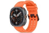 Smartwatch - Accessories - Tech-Protect Silicone Air Strap for Samsung Galaxy Watch Ultra/Ultra2 47mm - Orange - 5906302341412