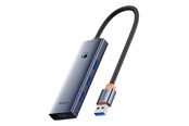 USB Hub - Baseus UltraJoy Series USB-A hub 4xUSB-A 3.0 1xUSB-C 5V - gray USB Hub - B0005280B811-09