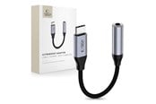 USB-kabel - Tech-Protect Ultraboost USB-C to Mini Jack 3.5mm DAC adapter - dark gray - 5906302324620