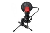 Mikrofoner - Wozinsky WM-W111 wired studio gaming microphone on a stand with RGB backlight - black - 5907769388255