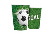 Leksaker - Globos Paper Cups 210ml Football - 8 pcs. - 7325