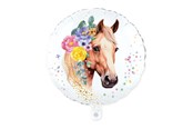 Leksaker - Globos Foil Balloon 18 Inch Round Horses - 7303