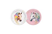 Leksaker - Globos Paper Plates 23cm Horses - 8 pcs. - 7304
