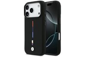 Mobile - Covers & Cases - BMW M Silicon Tricolor Line MagSafe Case for iPhone 17 Pro - Black - 3666339484866