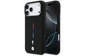 Mobile - Covers & Cases - BMW M Silicon Tricolor Line MagSafe Case for iPhone 17 Pro Max - Black - 3666339484873