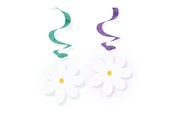 Leksaker - Globos Hanging Decoration Daisies Swirls - 4 pcs. - 7164