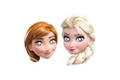 Leksaker - Globos Paper Masks Frozen 2 - 6 pcs. - 85967
