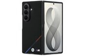 Mobile - Covers & Cases - BMW M Leather Perforated Tricolor Stripe Metal Logos MagSafe Case for Samsung Galaxy Z Fold 8 Ultra - Black - 3666339662639