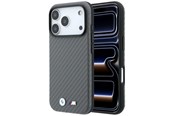 Mobile - Covers & Cases - BMW M Carbon Metal Logo MagSafe Case for iPhone 17 Pro / 18 Pro - Gray - 3666339666385