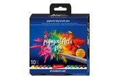 Skriv- och ritverktyg - Staedtler Pigment Brush pen big basic 10 pcs. - 373 C10-1