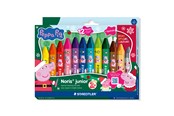 Skriv- och ritverktyg - Staedtler Peppa Pig wax crayons Christmas set - 224 C12PL1
