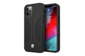 Mobile - Covers & Cases - BMW Leather Perforated Sides Case for iPhone 12 Pro Max - Black - 3666339011000