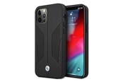Mobile - Covers & Cases - BMW Leather Perforated Sides Case for iPhone 12 / iPhone 12 Pro - Black - 3666339010997