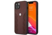 Mobile - Covers & Cases - BMW Leather Curve Perforate Case for iPhone 13 mini - Red - 3666339021856