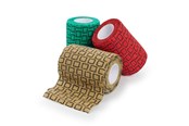 Hundar - KRUUSE SafeVet® Bandage, 7,5 cm x 4,5 m, mix 3 fär - 160719