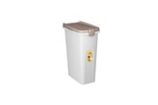 Hundar - Stefanplast foderbeholder hvid/sand 40 liter - 281126