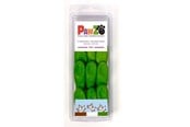 Hundar - PawZ Pawz hundskor, Tiny, 2,5 cm, ljusgrön 12 st - 278082