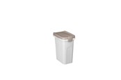 Hundar - Stefanplast foderbeholder hvid/sand 15 liter - 281124