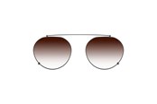 VR-tillbehör - Even Realities G2A Sun Visor with Case - Brown - Even G2 Clip A-Brown