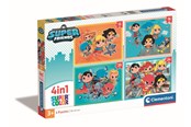 Pusselspel - Clementoni Puzzle Superfriends DC 4in1 2D Pussel - 21520