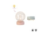 Docka, bamse och tillbehör - Micki Lundby golvlampa och spotlight med ljus. Använder 2x CR2032-batterier (ingår ej); 15-minuters automatisk avstängning. - 18400