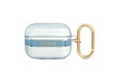Andra mobiltillbehör - GUESS GUAPHHTSB AirPods Pro cover blue/blue Strap Collection - 3666339047115