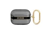 Andra mobiltillbehör - GUESS GUAPHHTSK AirPods Pro cover black/black Strap Collection - 3666339047054