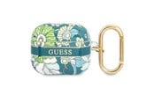 Andra mobiltillbehör - GUESS GUA3HHFLN AirPods 3 cover green/green Flower Strap Collection - 3666339047313