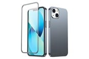 Mobile - Covers & Cases - Joyroom 360 Full Case front and back cover for iPhone 13 + tempered glass screen protector grey (JR-BP927 tranish) - 6941237161567