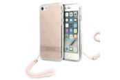 Mobile - Covers & Cases - GUESS GUOHCI8H4STP iPhone SE 2022 / SE 2020 / 7/ 8 pink/pink hardcase 4G Print Strap - 3666339055202