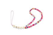 Andra mobiltillbehör - GUESS pendant GUSTGMPP Phone Strap multicolor pink/multicolor pink Heishi Beads - 3666339048358