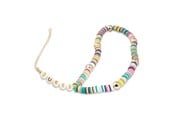 Andra mobiltillbehör - GUESS pendant GUSTPEAM Phone Strap multicolor/multicolor Heishi Beads - 3666339048372