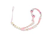 Andra mobiltillbehör - GUESS pendant GUSTSHPP Phone Strap pink/pink Beads Shell - 3666339048297