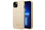 Mobile - Covers & Cases - GUESS Glitter Script Case for iPhone 14 Plus - Gold - 3666339065096