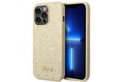 Mobile - Covers & Cases - GUESS Glitter Script Case for iPhone 14 Pro - Gold - 3666339065102