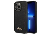 Mobile - Covers & Cases - GUESS Glitter Script Case for iPhone 14 Pro - Black - 3666339065140
