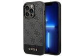 Mobile - Covers & Cases - GUESS GUHCP14XG4GLGR iPhone 14 Pro Max 6.7" grey/grey hard case 4G Stripe Collection - 3666339088576