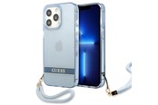 Mobile - Covers & Cases - GUESS GUHCP13LHTSGSB iPhone 13 Pro / 13 6.1 "blue / blue hardcase Translucent Stap - 3666339040697