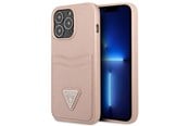 Mobile - Covers & Cases - GUESS GUHCP13LPSATPP iPhone 13 Pro / 13 6.1 "pink / pink hardcase SaffianoTriangle Logo Cardslot - 3666339048143