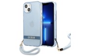 Mobile - Covers & Cases - GUESS GUHCP13MHTSGSB iPhone 13 6.1 "blue / blue hardcase Translucent Stap - 3666339040680