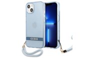 Mobile - Covers & Cases - GUESS GUHCP13SHTSGSB iPhone 13 mini 5.4 "blue / blue hardcase Translucent Stap - 3666339040673