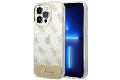Mobile - Covers & Cases - GUESS GUHCP14LHG4MHG iPhone 14 Pro 6.1 "gold / gold hardcase 4G Pattern Script - 3666339090524