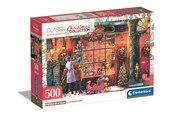 Pusselspel - Clementoni Puzzle HQC Old Toy Shop Xmas 500 pieces 2D Pussel - 35567