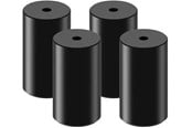 Chassi, tillbehör - Ssupd Meshroom Aluminum Feet - 3CM - Black - SSU-ACC-AF-3-BK