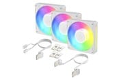 Chassi fläkt - Arctic BioniX P12 A-RGB - 3pack - Chassi fläkt - 120mm - Vit med RGB LED - ACFAN00338A