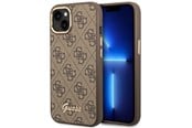 Mobile - Covers & Cases - GUESS GUHCP14MHG4SHW iPhone 14 Plus 6.7 "brown / brown hard case 4G Vintage Gold Logo - 3666339065256