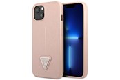 Mobile - Covers & Cases - GUESS GUHCP14MPSATLP iPhone 14 Plus 6.7 "pink / pink hardcase SaffianoTriangle Logo - 3666339065492